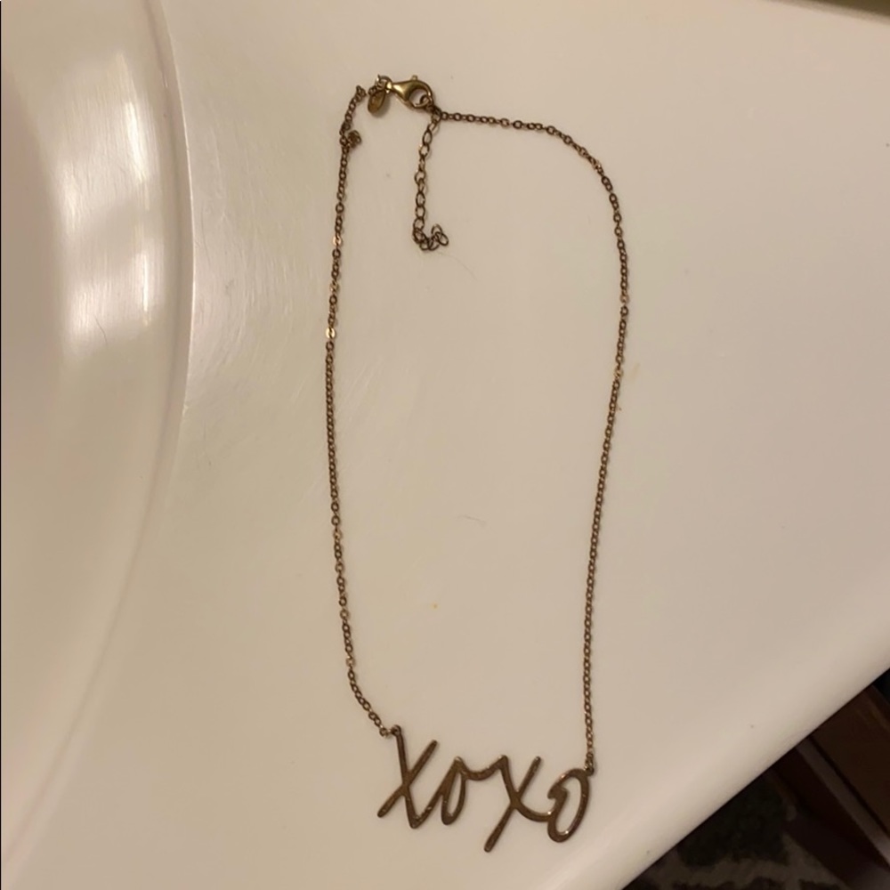 xoxo necklace
